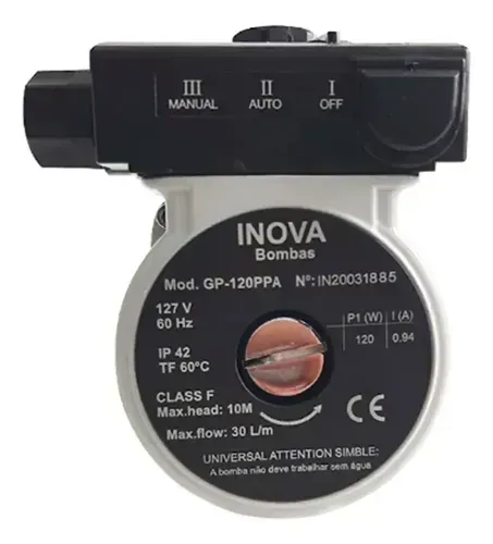 Bomba Pressurizadora E Circuladora Gp-120ppa 220v Inova