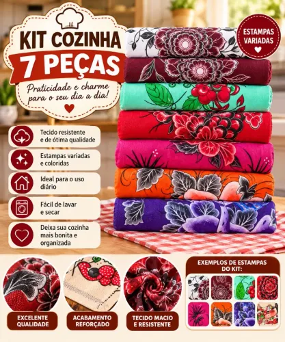 Kit cozinha 7 peças