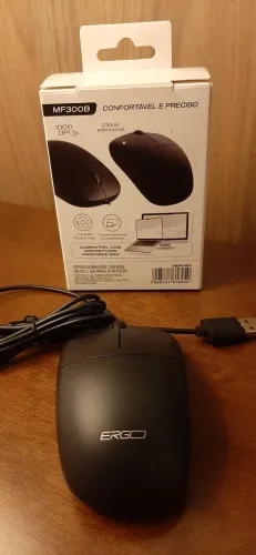 Mouse com fio Ergo