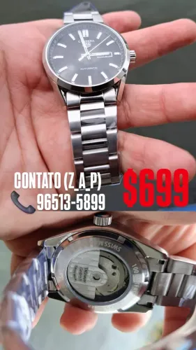 Relógio TAG HEUER AUTOMÁTICO CARRERA MOSTRADOR PRETO