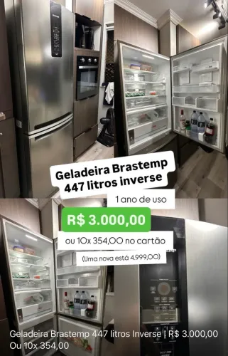 Geladeira inverter Brastemp zeraaaa