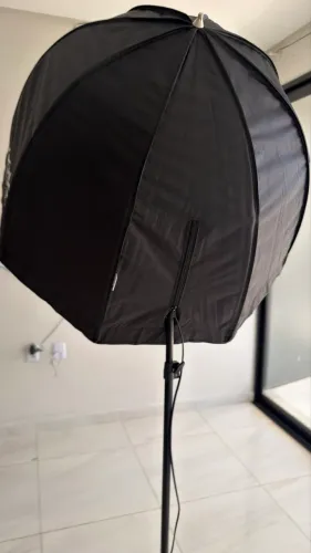 Kit Softbox Godox 80cm C/ Grid + Tripé + Suporte P/ Lâmpada