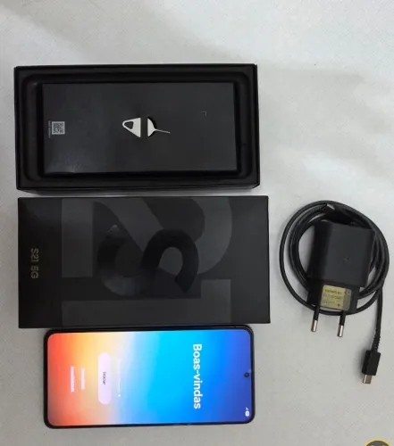 Celular Samsung S21 preto (128GB)