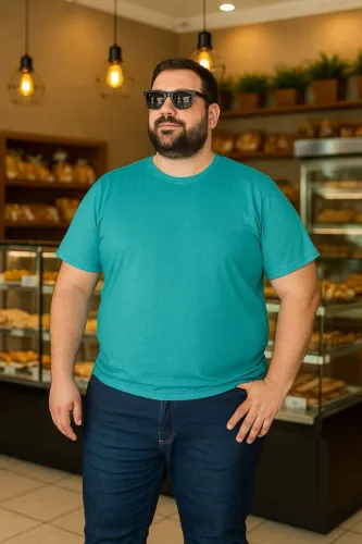 Calca Jeans plus size masculina tam 52/54
