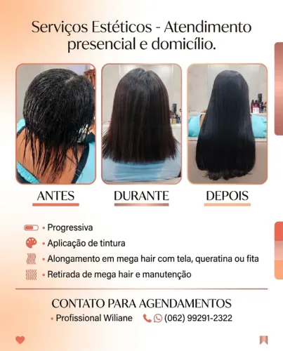 Serviços Estéticos - Atendimento Presencial e Domicílio.