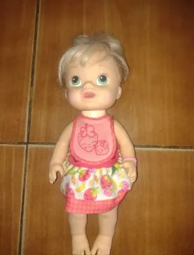 Baby Alive Meu Lanchinho Loira - Hasbro ano 2013