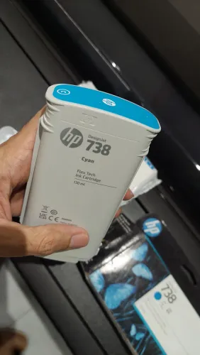 Cartucho Original HP 738 Ciano Cyan