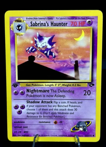 Carta de Pokémon Sabrina's haunter #55/132