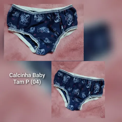 Calcinha Baby Azul turma da Monica