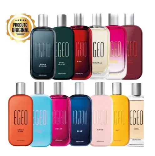 Perfumes egeo Oboticario 