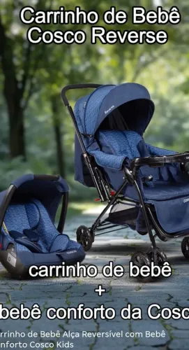 Carrinho de bebê +bebê conforto
