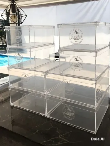 Caixa de Acrílico Para Bolo