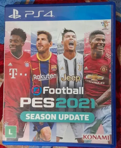 Jogo Futebol Efootball Pes 2021 (PS4 e Ps5)