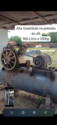COMPRESSOR DE AR. ALTA PRESSÃO, IDEAL PARA PINTURAS E LAVA JATO!