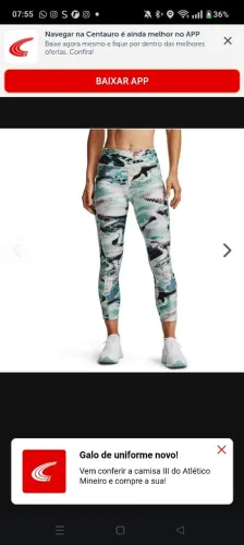 Calça Legging Under Armour Crop - Feminina