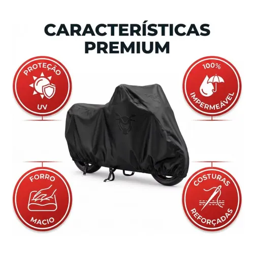 Capa de Chuva Dupla Impermeável para Scooter e Bike Elétrica 