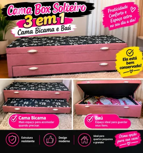 Camabox solterio 3 em 1