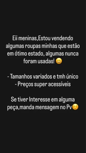 Vendo roupas novas e semi novas