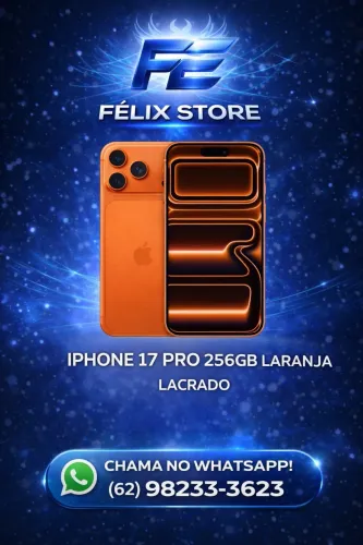 Apple IPhone 17 Pro 256GB laranja lacrado