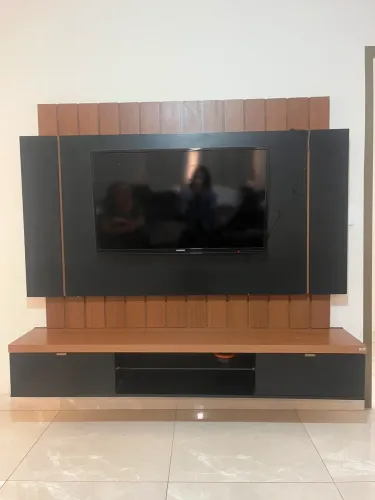 Painel com Rack para TV
