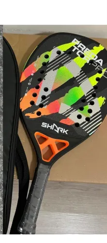 Raquete Beach Tênis Shark Carbono 3k 2025 nova Fortaleza 