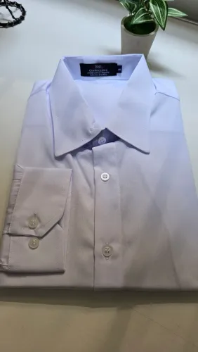 Camisa Social Masculina, Slim Luxo Executiva - Tamanho N°5 (GG)