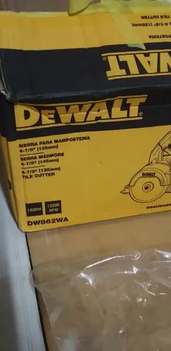 Serra mármore dewalt original zero na caixa 