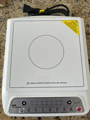 Fogão Cooktop Eletromagnético Portátil Topchef 110v