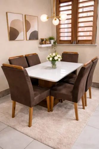 Mesa 6 cadeiras 