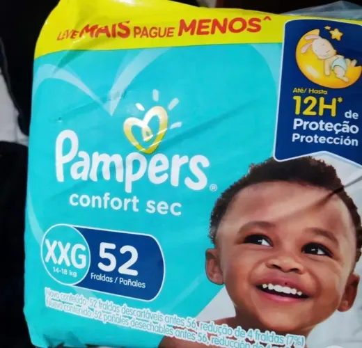 Fraldas Pampers Barata pra vender logo