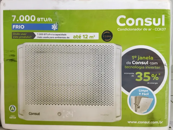 Ar-condicionado Consul Inverter 7000 btus (janela)