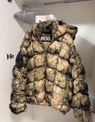 jaqueta diesel puffer oversized tam m