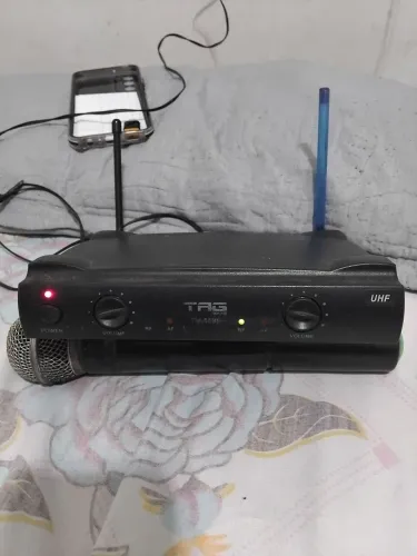 Microfone duplo sem fio tagima