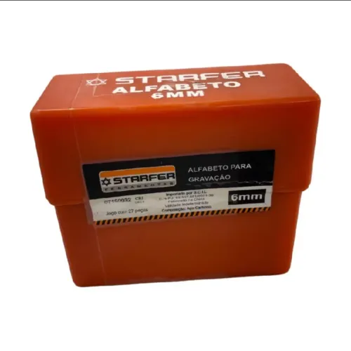 Kit marcador de punção alfanuméricos 6mm