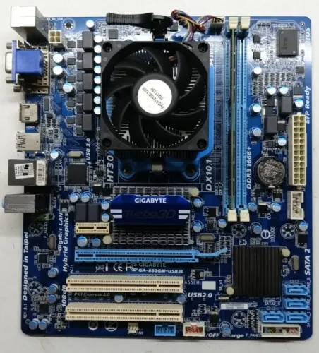 Placa Mãe Gigabyte, Processador Phenom II X4 e 8Gb de memória! Perfeito!
