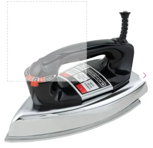 Ferro de passar a seco Black Decker. Semi novo. Pouquissimo uso. Otima condição