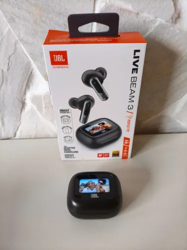 Fones de Ouvido Bluetooth JBL Live Beam 3 Preto