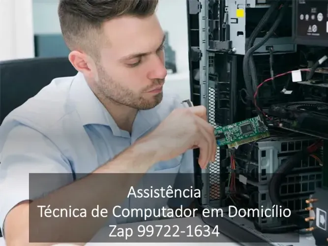 Técnico de Informática a Domicílio | Formatação, Notebook, PC e Redes