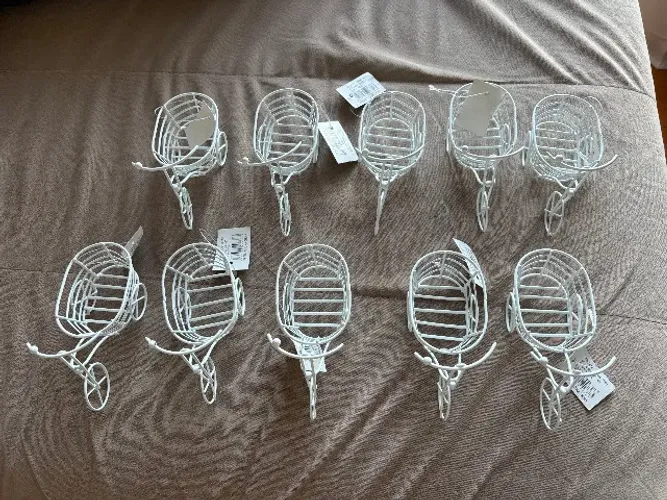 Kit com 10 mini bicicletas aramadas - lembrancinha festa decoração - antigo leia