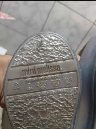 Mini melissa mel ulitsa azul perolado