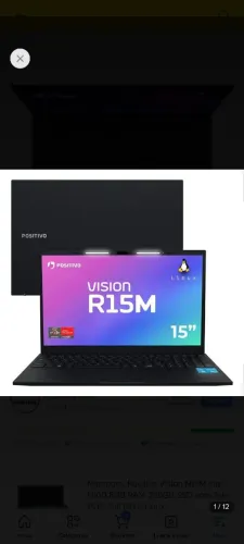 Netbook Positivo Vison R15 com reizen 7 