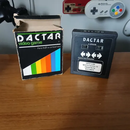 DACTAR VIDEO GAME 4 JOGOS ATARI