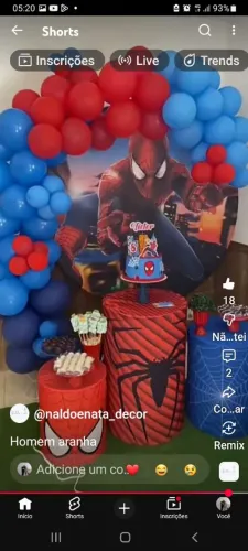 Pegue e monte Homem aranha