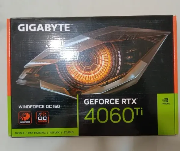 Placa de Vídeo RTX 4060Ti 16gb - pouco usada - 4 meses de uso.