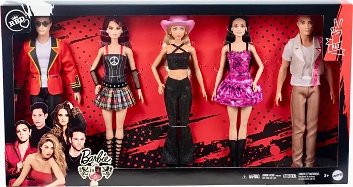 RBD Conjunto Barbie (com 5 integrantes) Rebelde