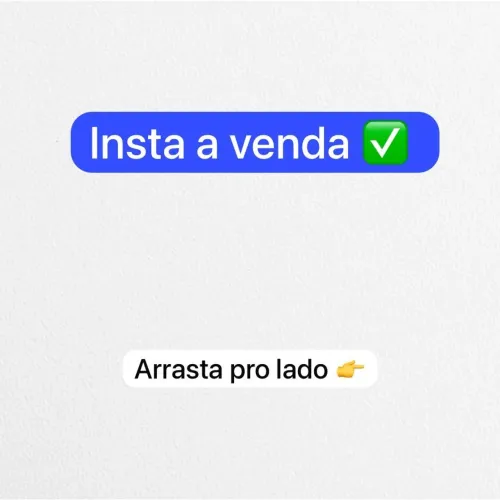 Conta do instagram a venda