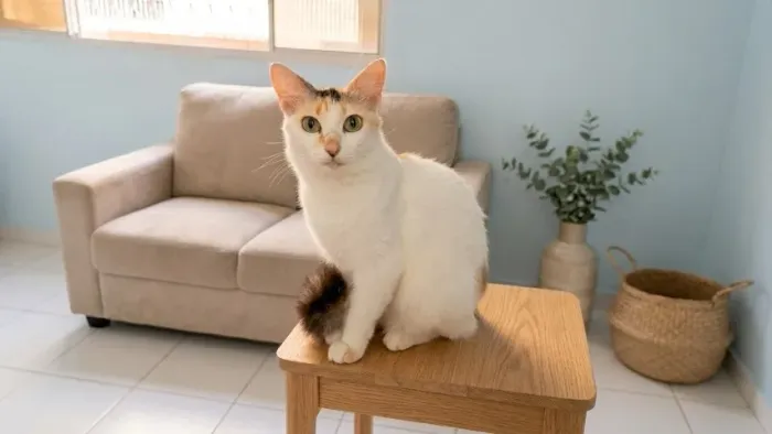 Gata castrada e vermifugada