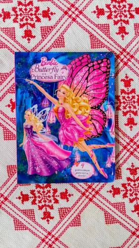 Livro Infantil Barbie quebra-cabeça