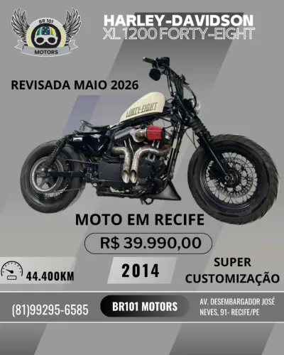 Harley-Davidson XL 1200x Forty Eight Sportster 2014