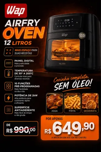 Airfray Oven Black